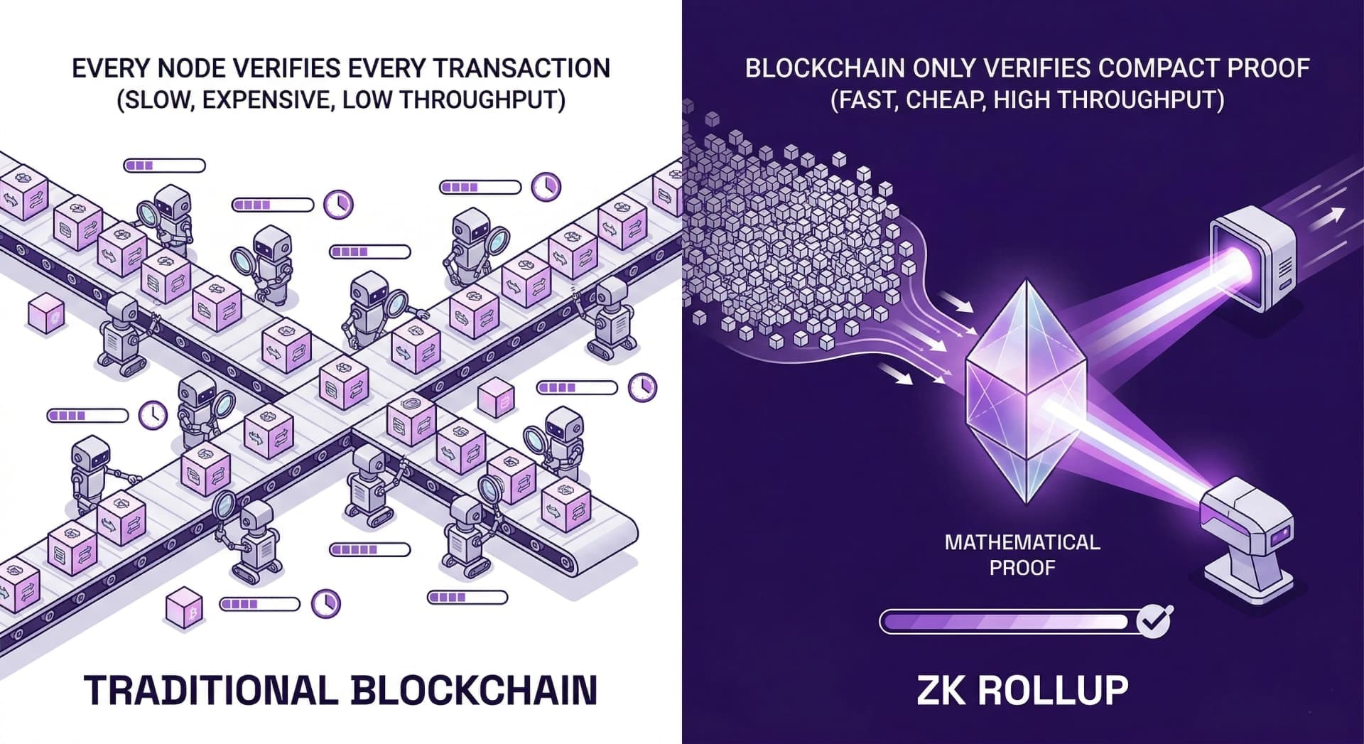 ZK Rollups Explained: Scaling Blockchain Without Sacrificing Security